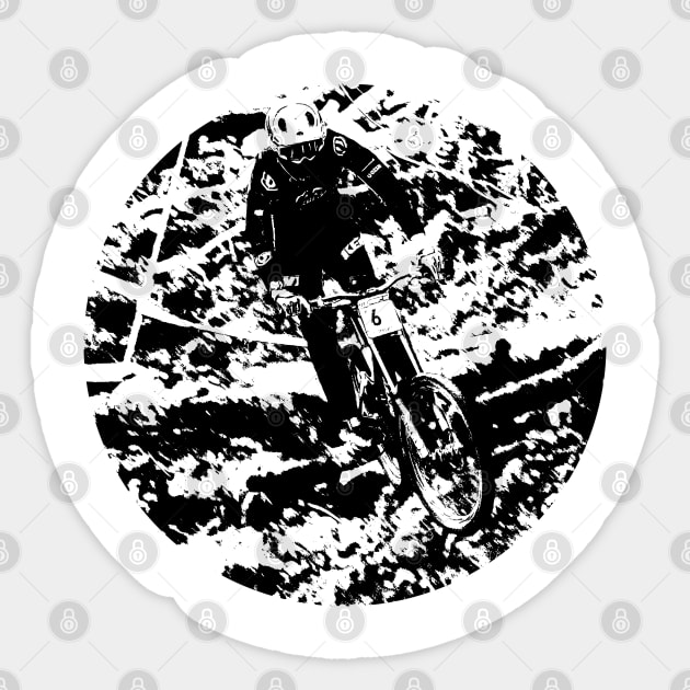 mtb downhill Sticker by rickylabellevie